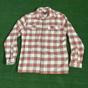 Patagonia flannel shirt. Really soft. Worn rarely.  Great condition.  Medium